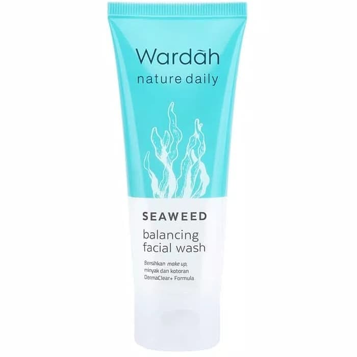 Wardah Nature Daily Seaweed Balancing Facial Scrub dan manfaatnya